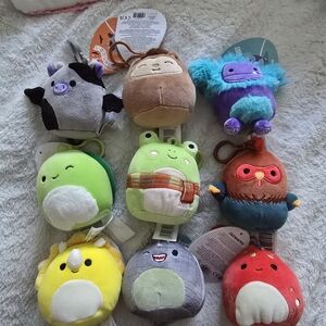 Squishmallow Clip Plush Bundle Lot